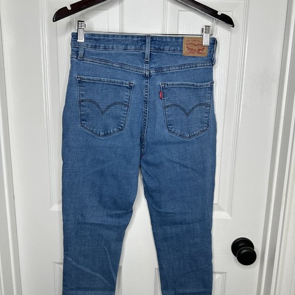 WOMEN'S LEVIS 721 HIGH RISE SKINNY JEANS W29 L28 - Picture 8 of 14